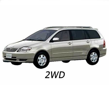 EVA автоковрики для Toyota Corolla Fielder (E121/E122/E123) 2WD 2000-2002 дорестайл — fielder-e120-dorest-2wd